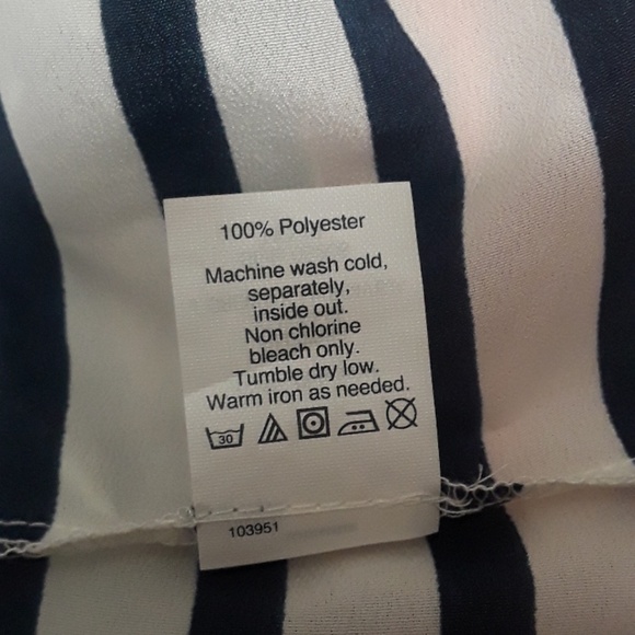 NWT J.Crew Factory Striped  Sleeveless  Top Sz: 2 - Picture 6 of 8